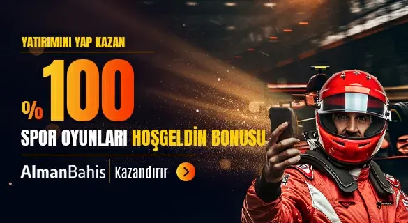 Almanbahis %100 Hoş Geldin Spor Bonusu