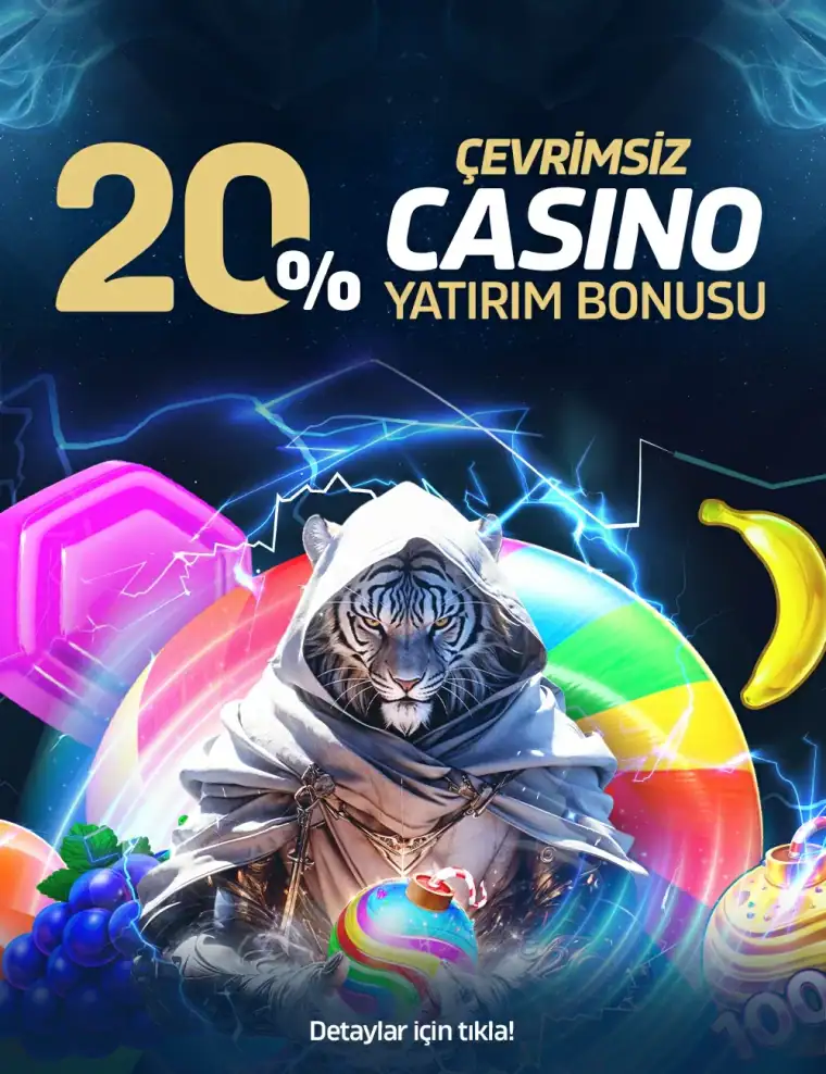 Ardabet %20 Casino Yatırım Bonusu