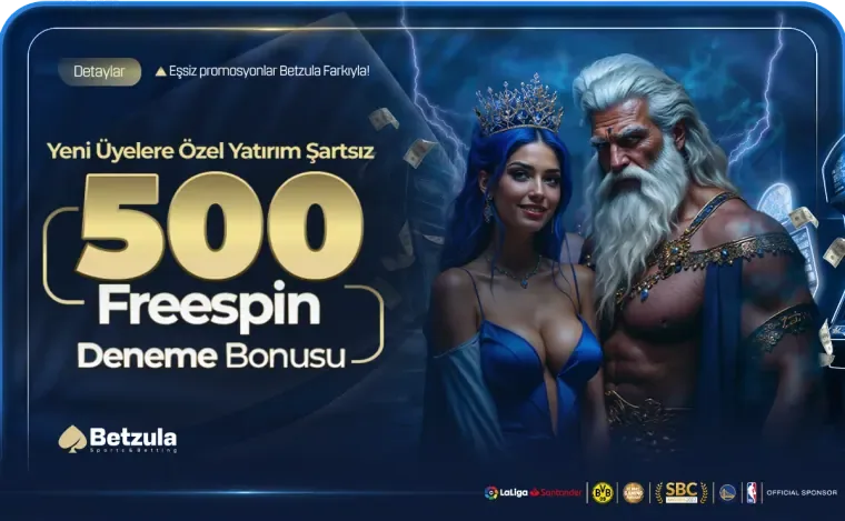 Betzula 500 freespin deneme bonusu